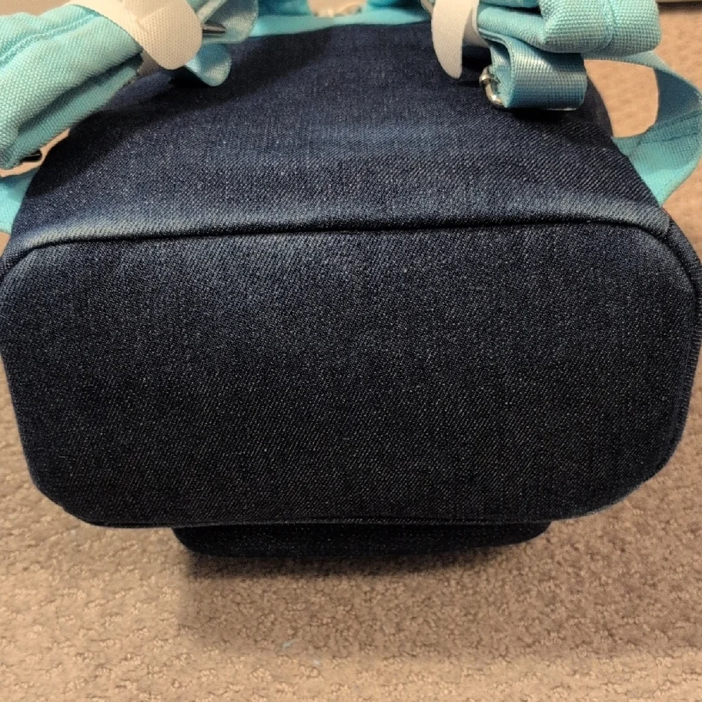 Loungefly Disney Stitch Mini Denim Backpack Excellent Condition